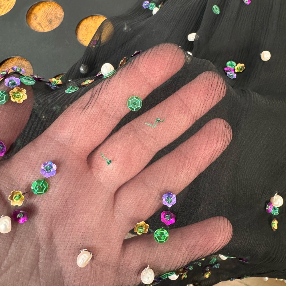 NWT Azeeza Atwood Sequin Dress Black Mini Cocktail Party Vegas LBD Size XS - Picture 8 of 12